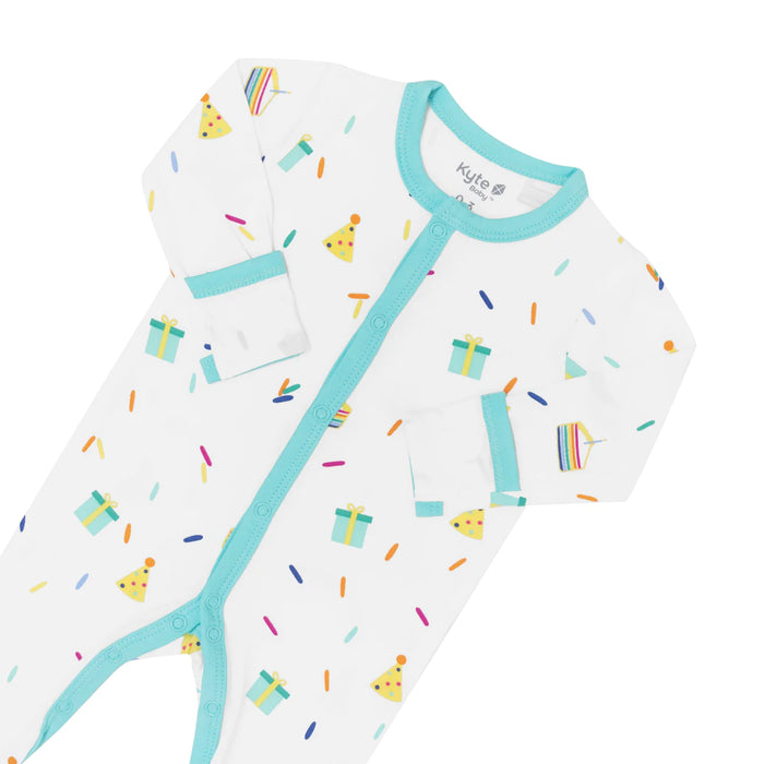 Kyte Baby Footie - Cloud Party