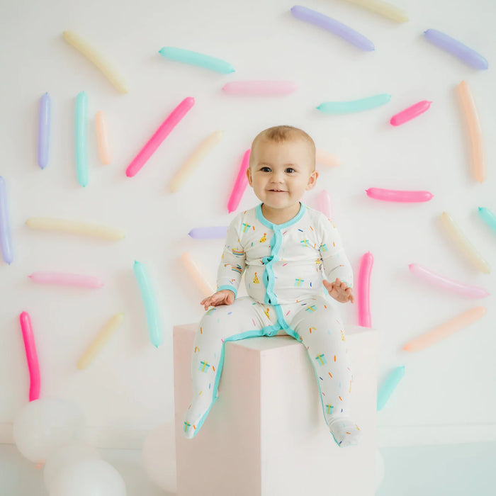 Kyte Baby Footie - Cloud Party