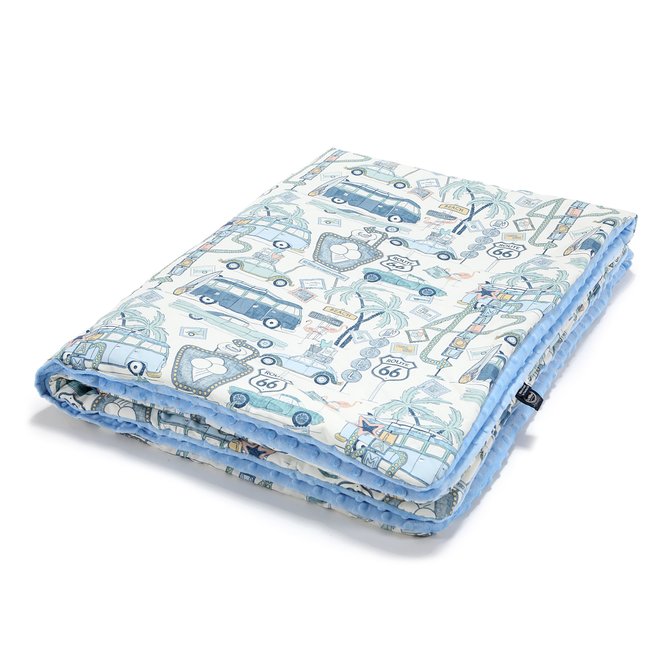 La Millou Toddler Cozy Blanket - Route66 Color-Sky