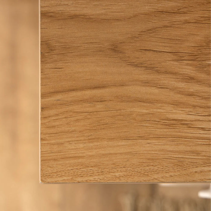 Dadada Lala Big 6-Drawer Dresser - White/Red Oak (2box)