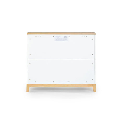 Dadada Lala Little 3-Drawer Dresser - White/Red Oak