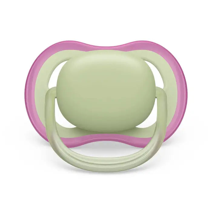 Avent Ultra Air Pacifier 2pk 0-6M - Lilac+Green