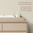 Little Seeds KD Pala Collection Double Dresser Topper Change Table Top - Taupe