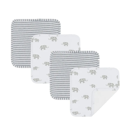 Living Textiles Bath Gift Set 5pc - Grey Elephant