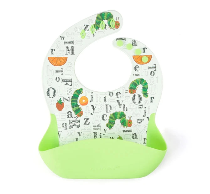 Loulou Lollipop Silicone Bib - Eric Carle Alphabet