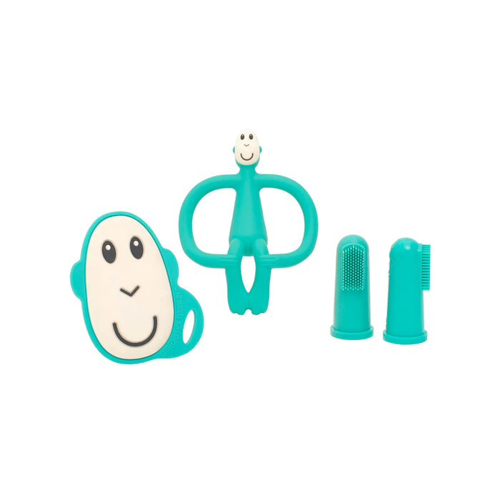Matchstick Monkey Teething Starter Set - Green