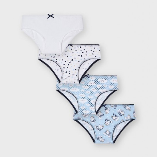 Mayoral Panties Set of 4 - Marino (10122-63)