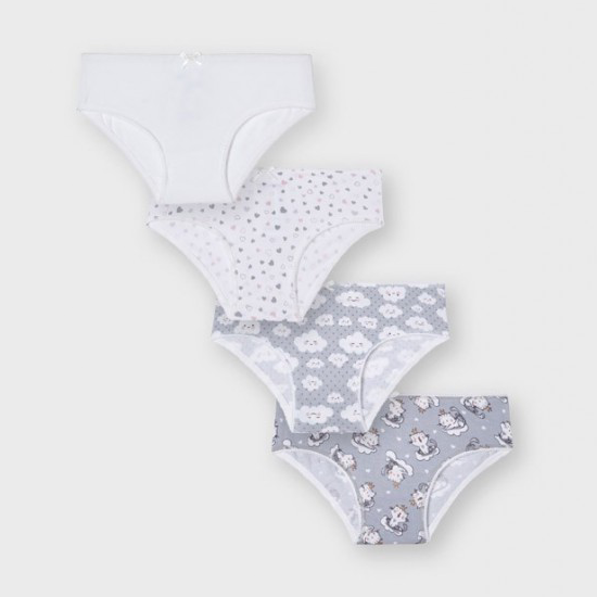 Mayoral Set of 4 Panties - Gris (10122-65)