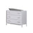 Natart Tulip Metro Convertible Crib and 3 Drawer Dresser XL - White (MARKHAM STORE PICK UP ONLY)
