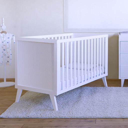 Pali Milano Deluxe Classic Crib - White (MADE IN ITALY)