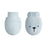 Piccolo Bambino 4pk anti-scratch mittens - Blue