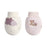 Piccolo Bambino 4pk anti-scratch mittens - Pink