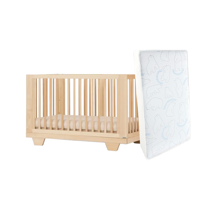 Dadada Spirit Crib (Natural) + Simmons Fresh Mattress Bundle