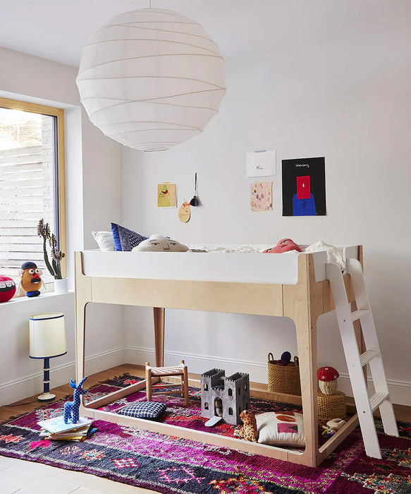 Oeuf Perch Nest Bed - White/Birch