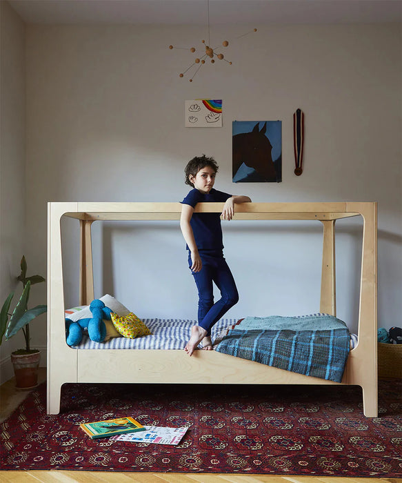 Oeuf Perch Nest Bed - White/Birch