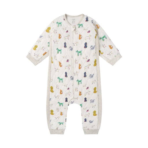 Nest Designs LS Quilted Romper - Bingo