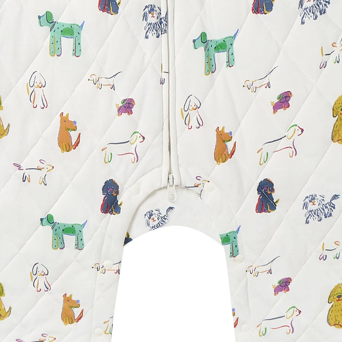 Nest Designs LS Quilted Romper - Bingo