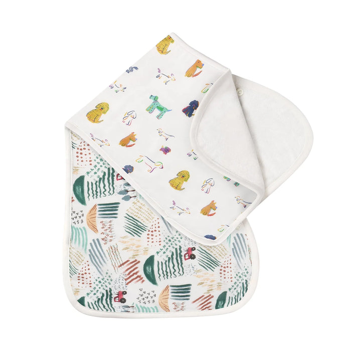 Nest Designs Burp'n Bib 2Pc - Country Charm