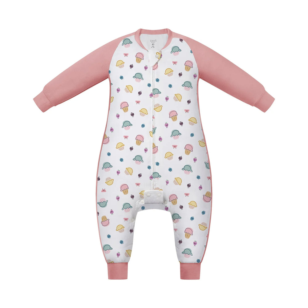 Nest Designs Long Sleeve Footed Sleep Bag 1.0T- Muffin Man