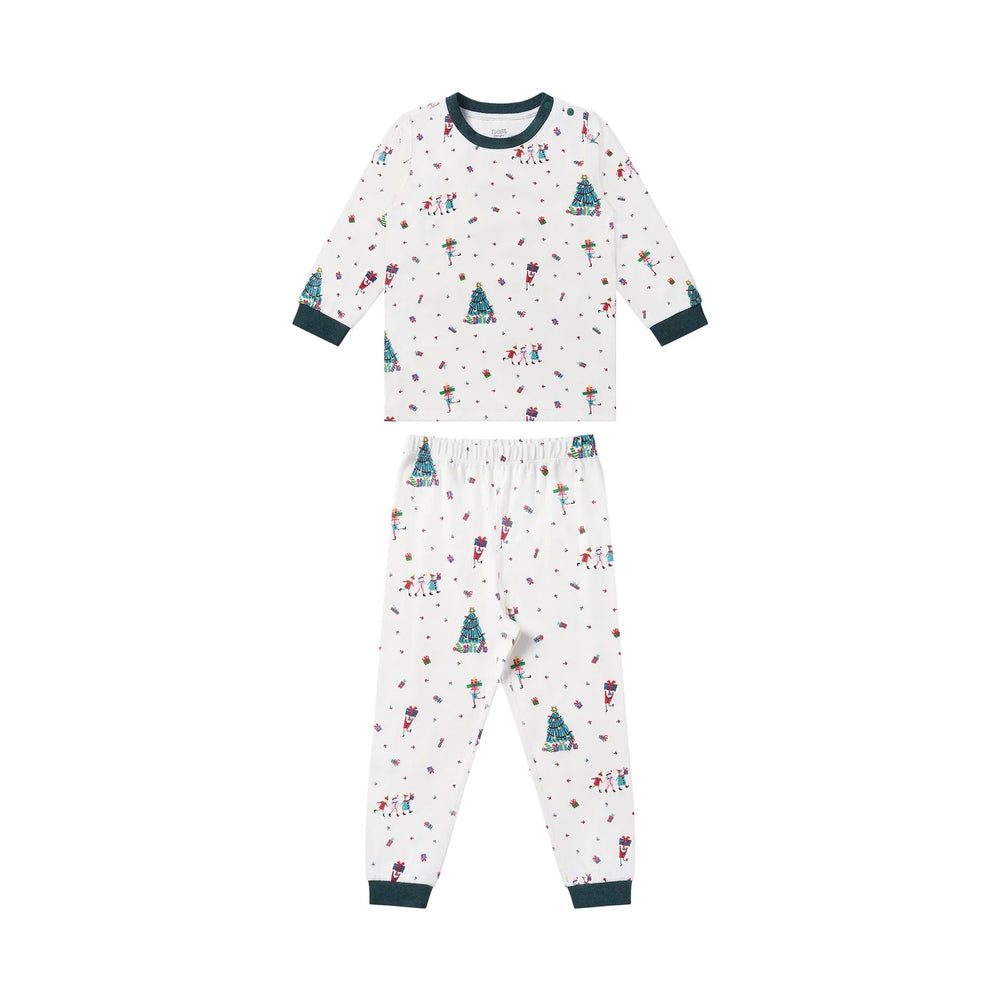 Nest Designs Long Sleeve PJ Set - Santas Elves