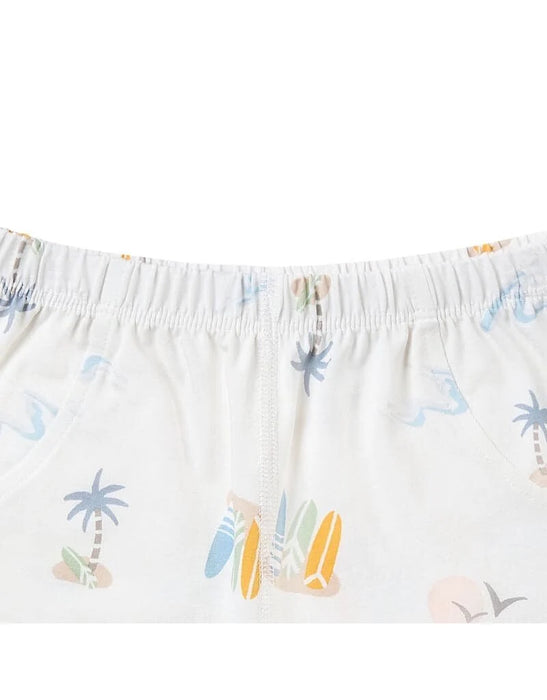 Nest Designs Short Sleeve PJ Set - Pastel Waves