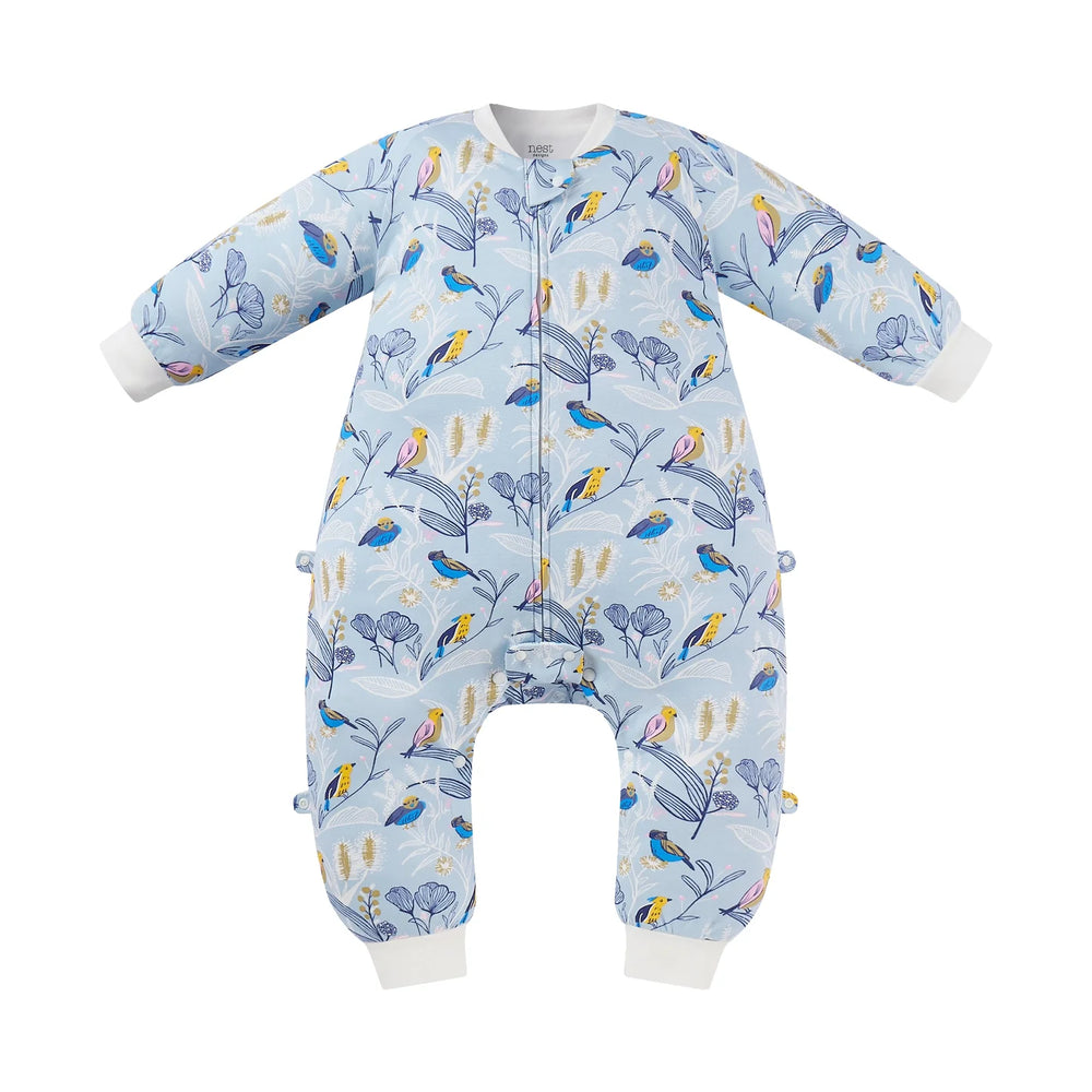 Nest Designs LS Footed Sleep Bag 1.0T - Alouette 6-18M NDB6F111U01ALO80