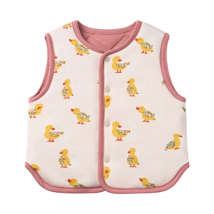 Nest Designs Quilted Reversible Vest - Five Little Ducks