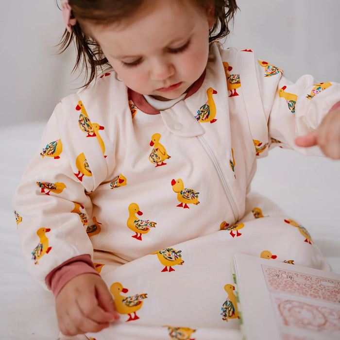 Nest Designs Removeable Sleeve Sleep Bag 1.0Tog 6-18M- Five Little Ducks