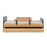 Dadada Fun Bed - Graphite/Red Oak (2box)