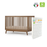 Dadada Soho Crib + Simmons Cocoon Mattress - Walnut