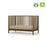 Dadada Lala 3-in-1 Convertible Crib - Walnut 14008