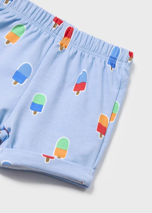 Mayoral Shorts Set - Papaya