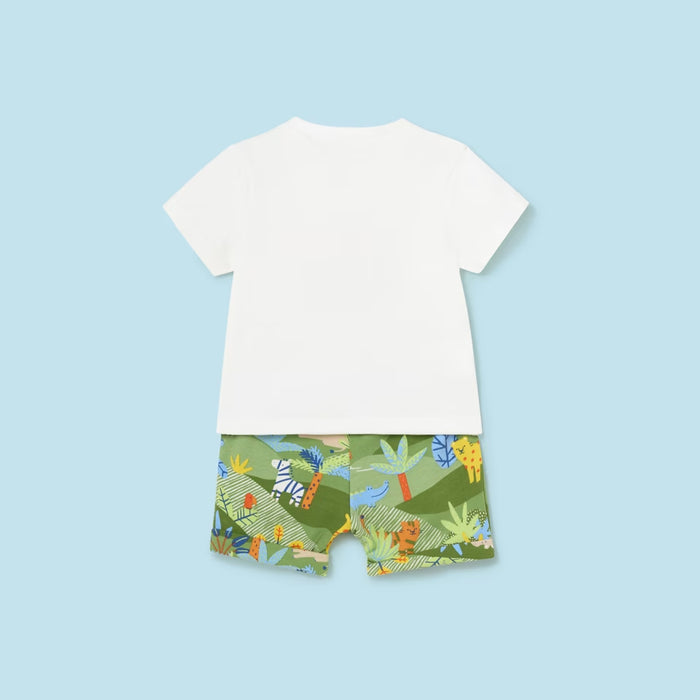 Mayoral Shorts Set - Blanco