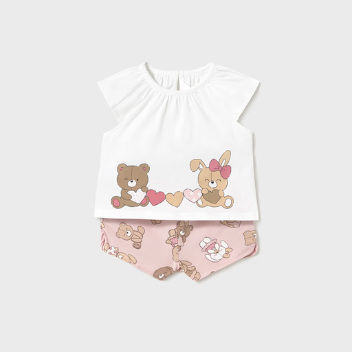 Mayoral Knit Set - Rosa Baby(White)