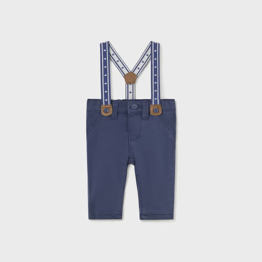 Mayoral Long Trousers w/ Suspenders - Midnight 2515