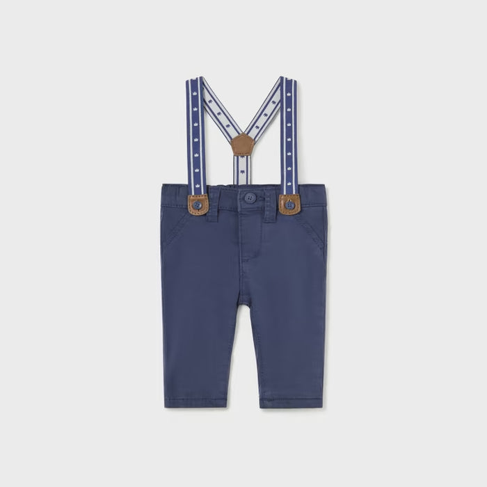 Mayoral Long Trousers w/ Suspenders - Midnight 2515