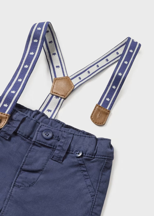 Mayoral Long Trousers w/ Suspenders - Midnight 2515