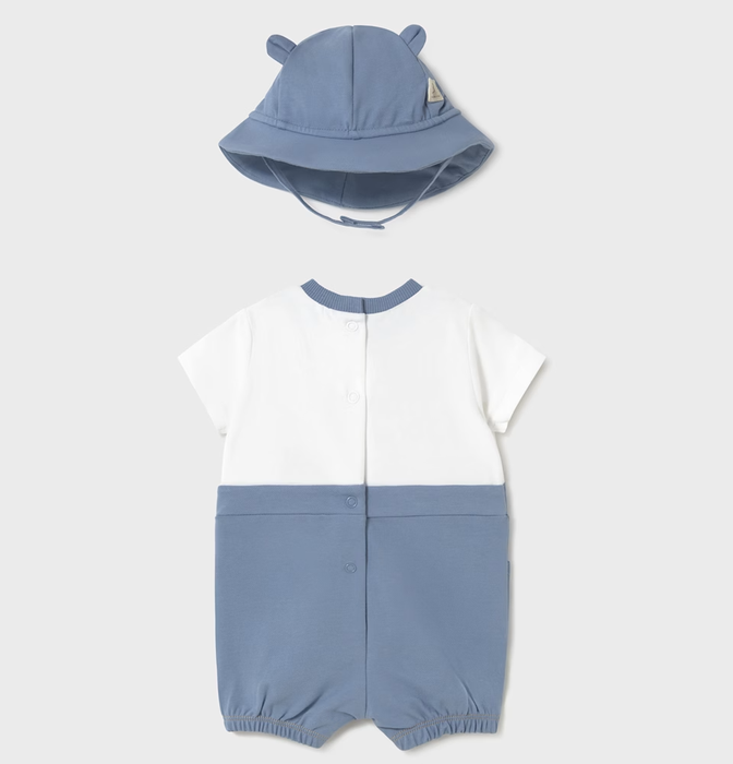 Mayoral Dungaree with Hat - Riviera