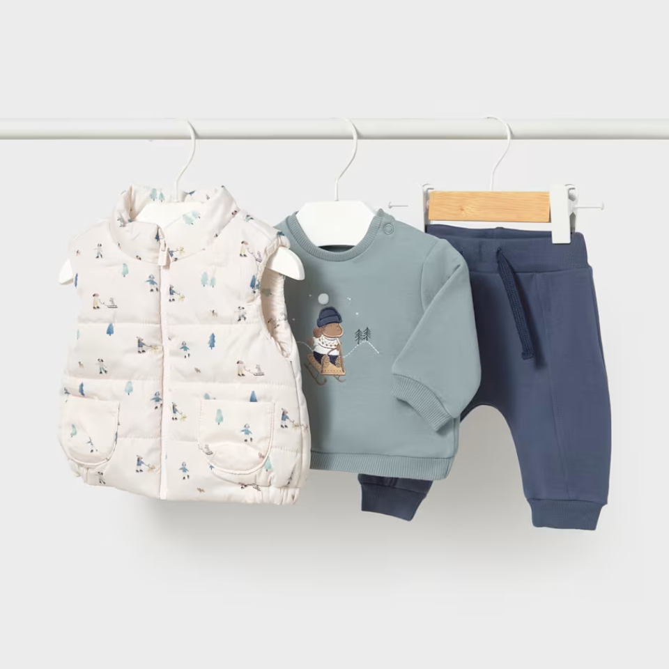 Mayoral 3 Pieces Tracksuit - Indigo