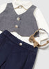 Mayoral Vest Set- Navy