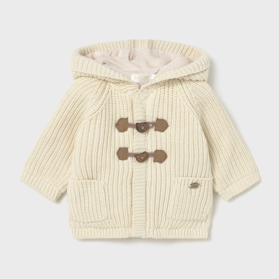 Mayoral Knit Cardigan - Ceramica