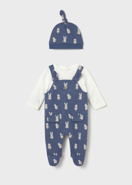 Mayoral Dungaree w/ Hat - Artico