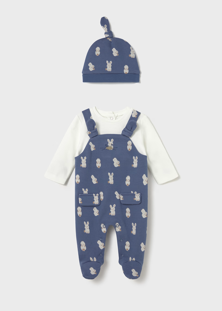 Mayoral Dungaree w/ Hat - Artico