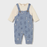 Mayoral Jacquard Romper - Blue Bell