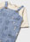 Mayoral Jacquard Romper - Blue Bell