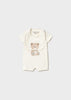 Mayoral Romper with Bib Set Boy - Crudo