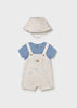Mayoral Dungaree with Hat - Topo-marea