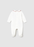 Mayoral Velour Onesie - Guinda (White)