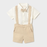 Mayoral Baby Shorts and Bow Tie Shirt Set - Avena mez