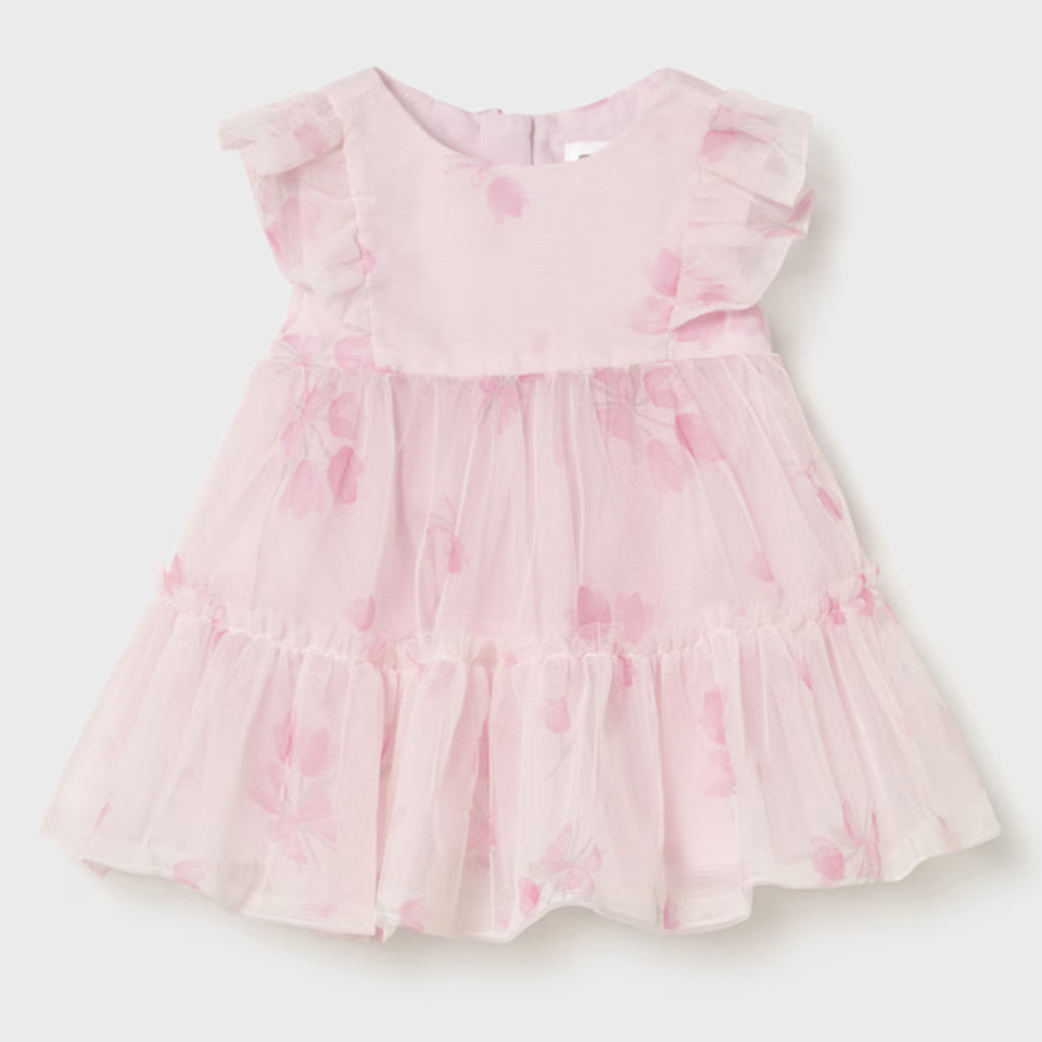 Mayoral Tulle Dress - Rose Baby